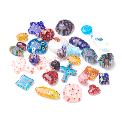 Стеклянные Бусины Миллефиори