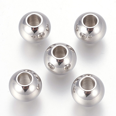 Европейские Бусины из Нержавеющей Стали