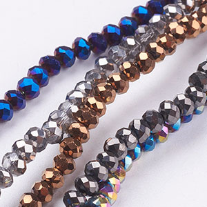 Гальванические Стеклянные Бусины