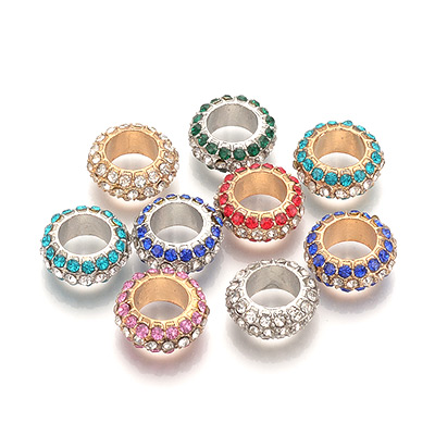 Сплавочные Бусины со Стрзами