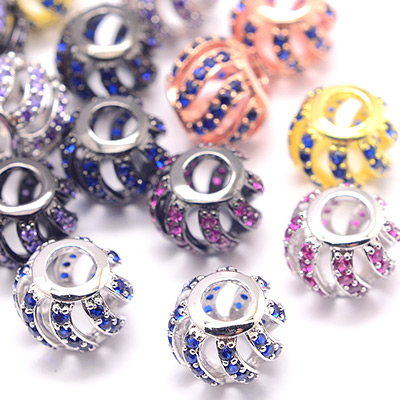 Европейские Бусины из Кубического Циркония