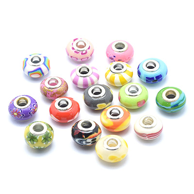 Европейские Бусины из Полимерной Глины