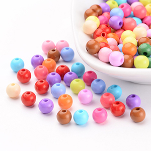 Непрозрачные Акриловые Бусины