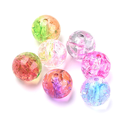 Акриловые Бусины с Эффектом Кракле