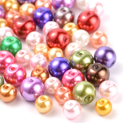 Стеклянные Жемчужные Бусины