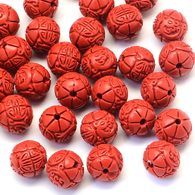 Бусины из Киновари