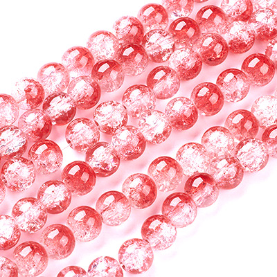 Стеклянные Бусины с Эффектом Кракле